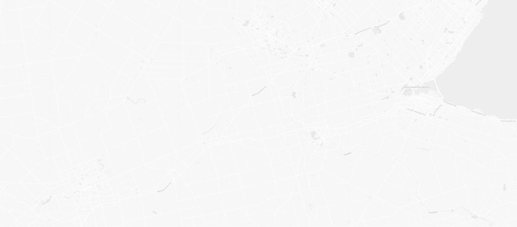 Map of Ontario grayscale